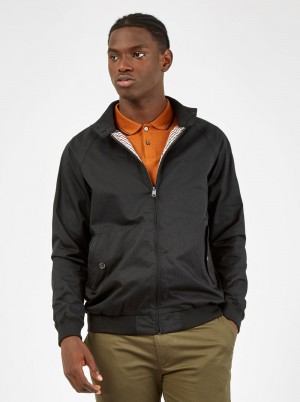 Black Ben Sherman Signature Harrington Jackets | 5674-FCJVP