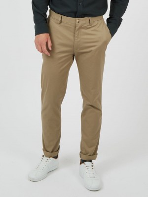 Grey Ben Sherman Signature Skinny Stretch Chino Pants | 9571-FNOCR