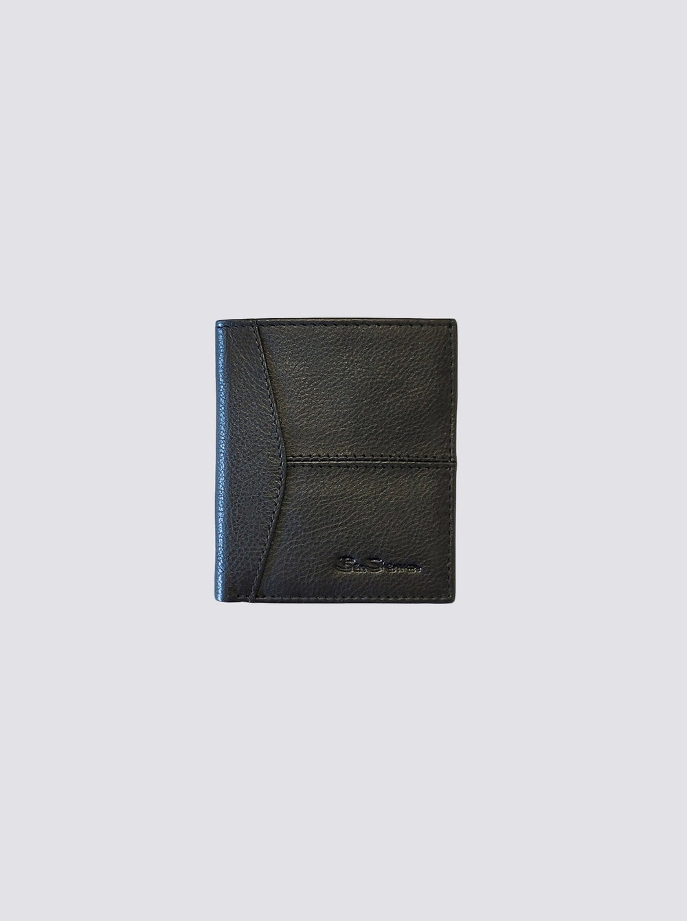 Black Ben Sherman Coles Leather Micro Wallets | 9104-XDRIN