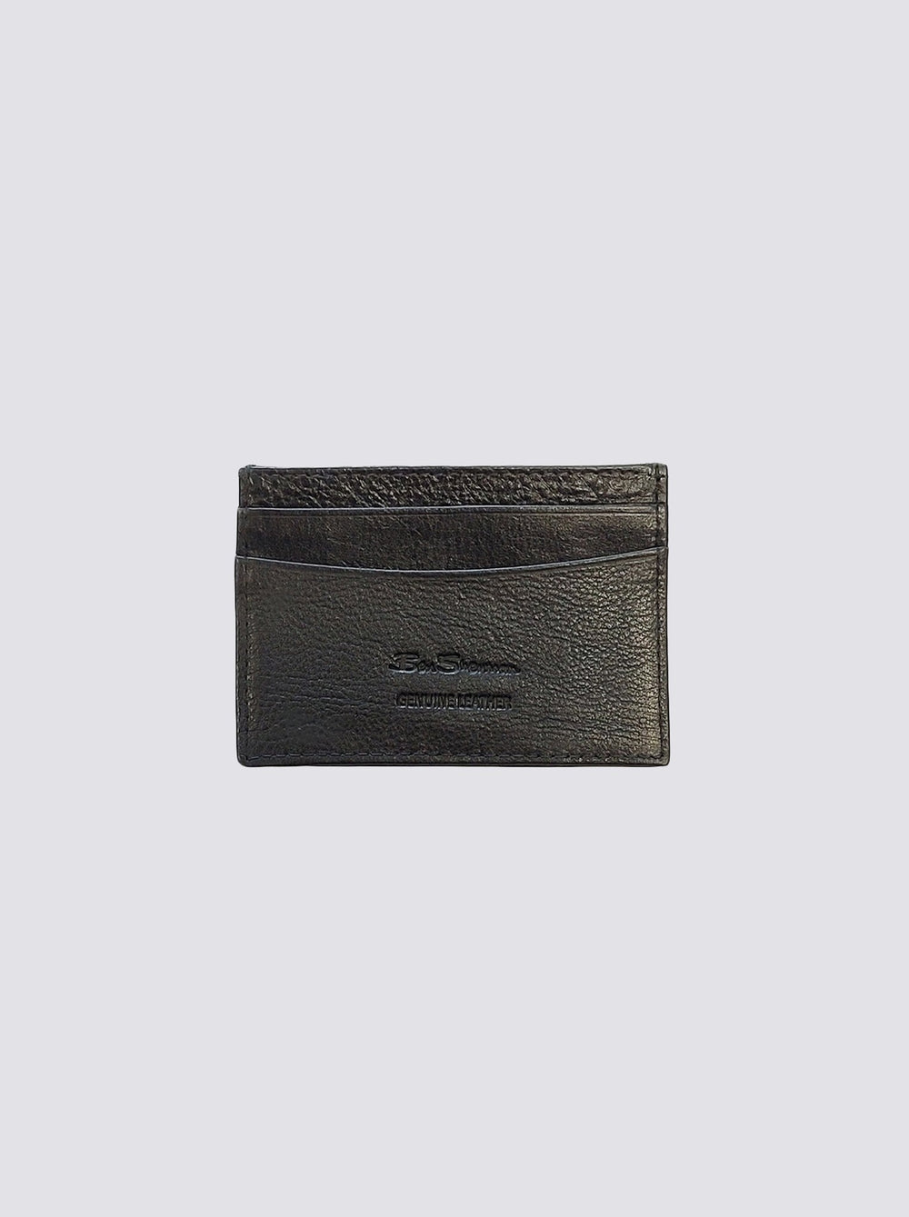 Black Ben Sherman Koki Leather Card Holder Wallets | 5387-PLTXQ