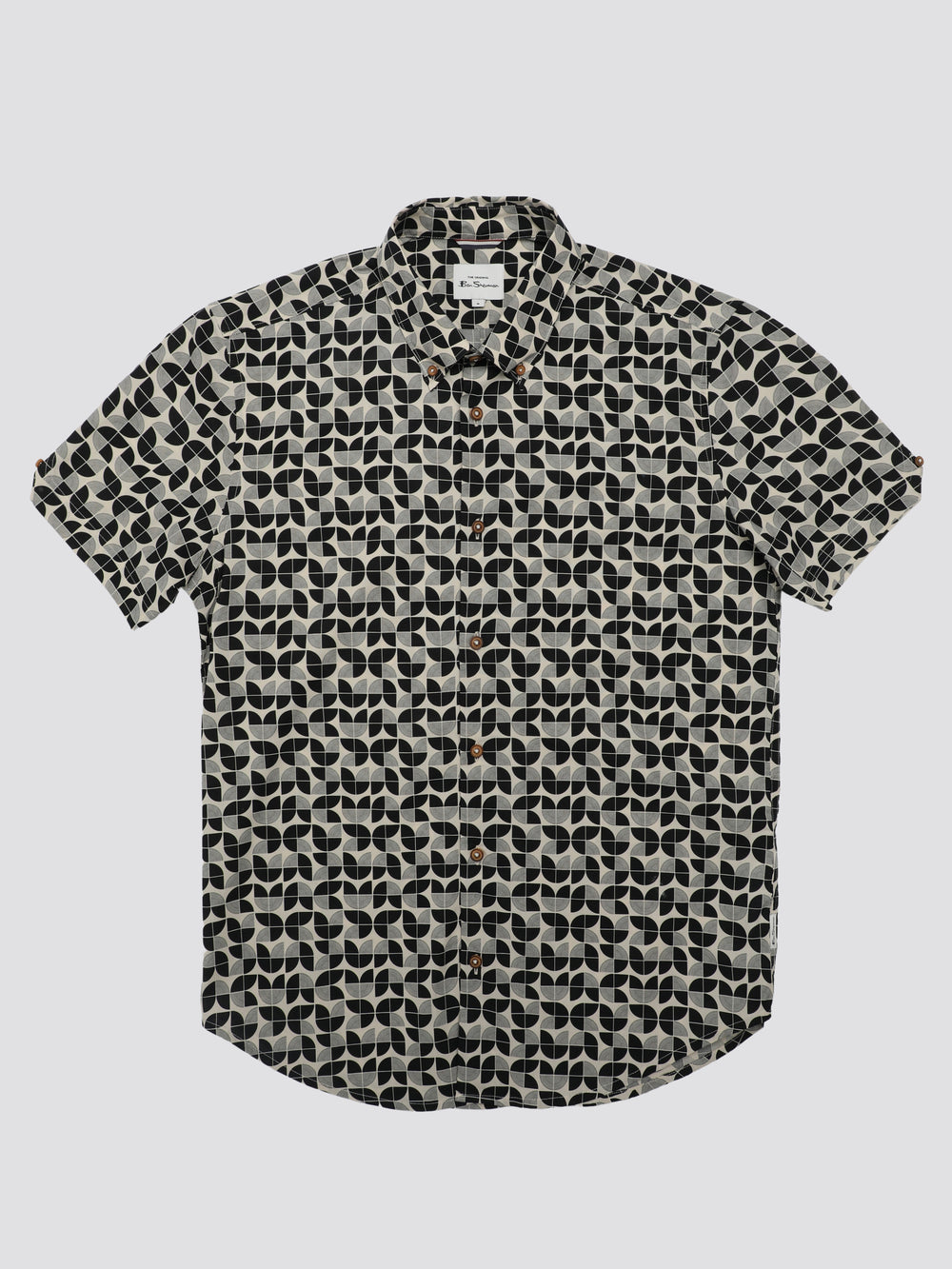 Black Ben Sherman Linear Shirts | 1425-MEAQB