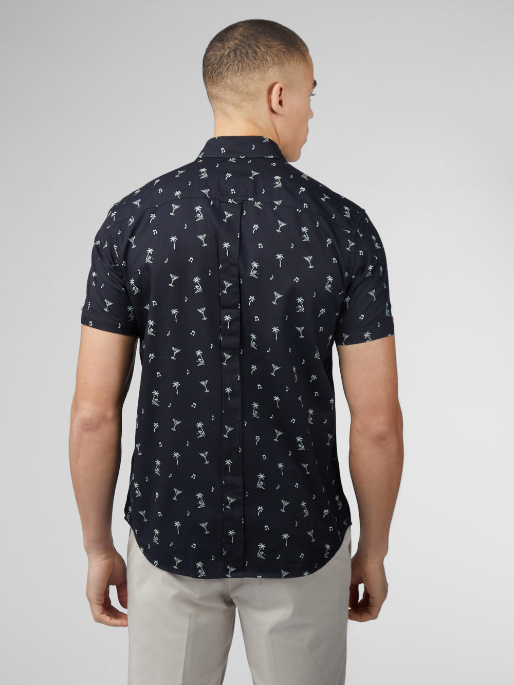 Black Ben Sherman Scattered Shirts | 6079-VQZHN