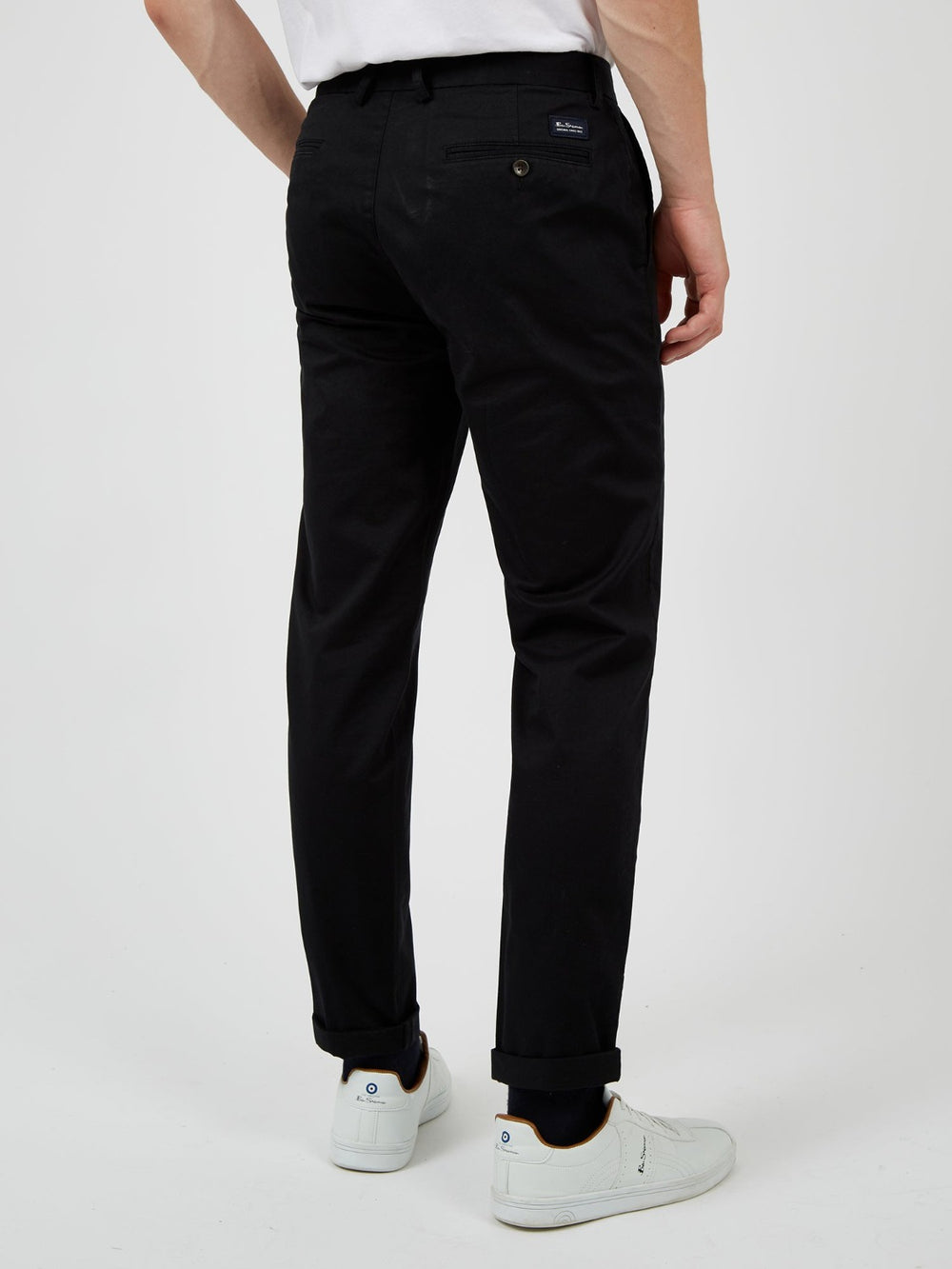 Black Ben Sherman Signature Slim Stretch Chino Pants | 5360-PLWRJ