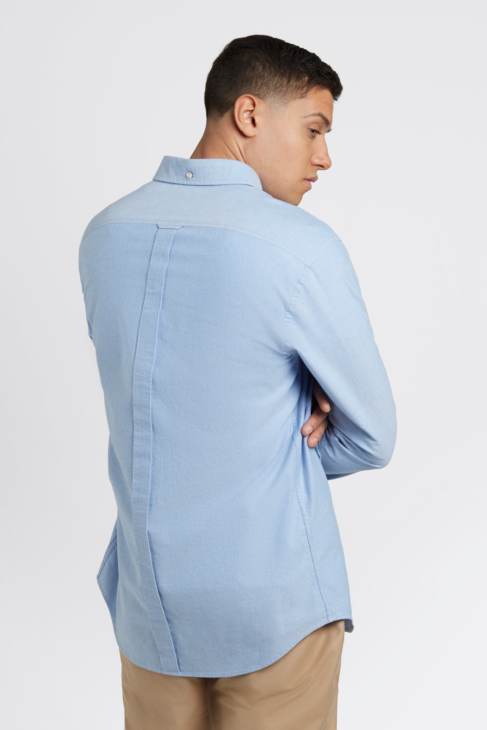 Blue Ben Sherman Brighton Oxford Organic Shirts | 0971-RNGVB