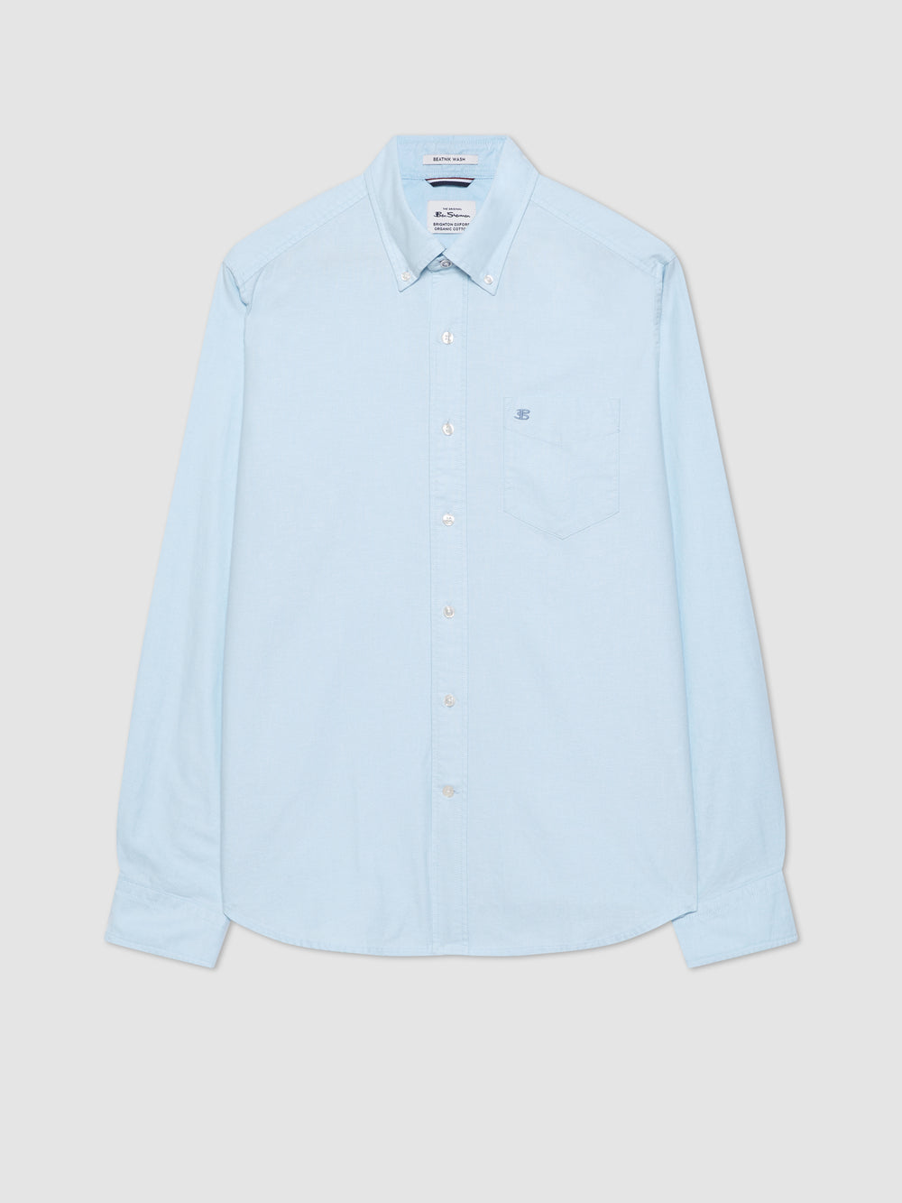 Blue Ben Sherman Brighton Oxford Organic Shirts | 8421-NQKXI