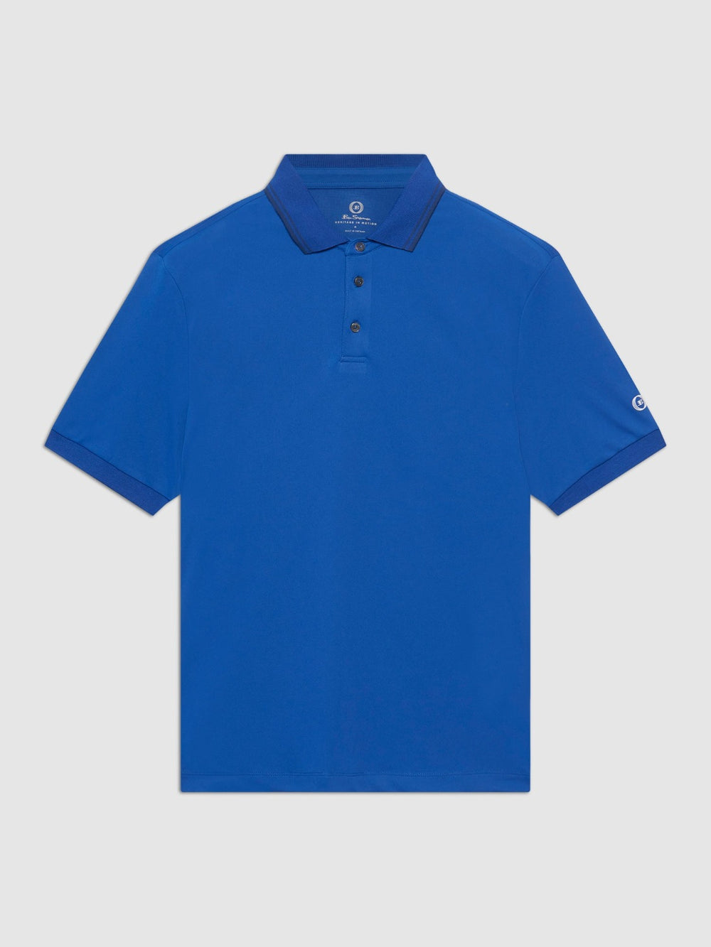 Blue / Royal Ben Sherman 360 Motion Stretch Polo Shirts | 9412-PLUZF