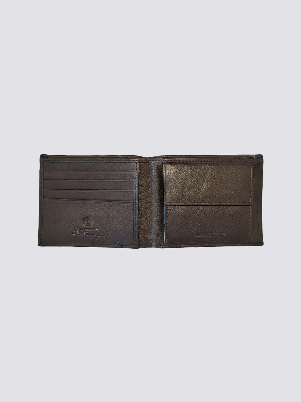 Brown Ben Sherman Irvine Bill Fold Leather Wallets | 6042-YKJAF