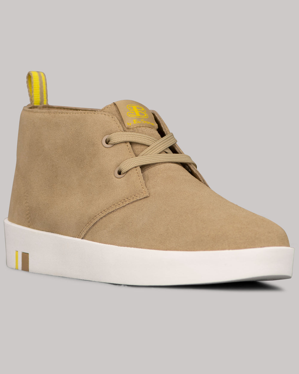 Brown / White / Yellow Ben Sherman Thames Chukka Boots | 8627-DLAEF