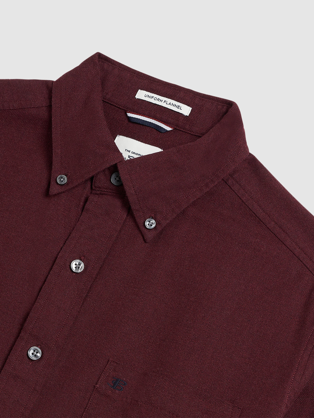 Burgundy / Navy / Beige Ben Sherman Uniform Flannel Shirts | 0476-HRYQW