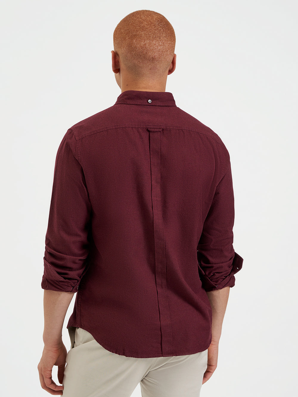 Burgundy / Navy / Beige Ben Sherman Uniform Flannel Shirts | 0476-HRYQW