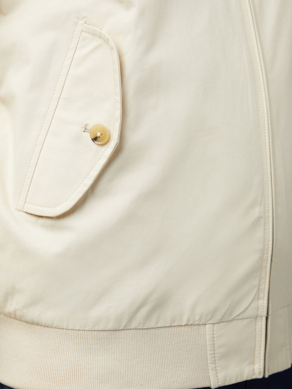 Cream Ben Sherman Signature Harrington Jackets | 7298-QVOXP