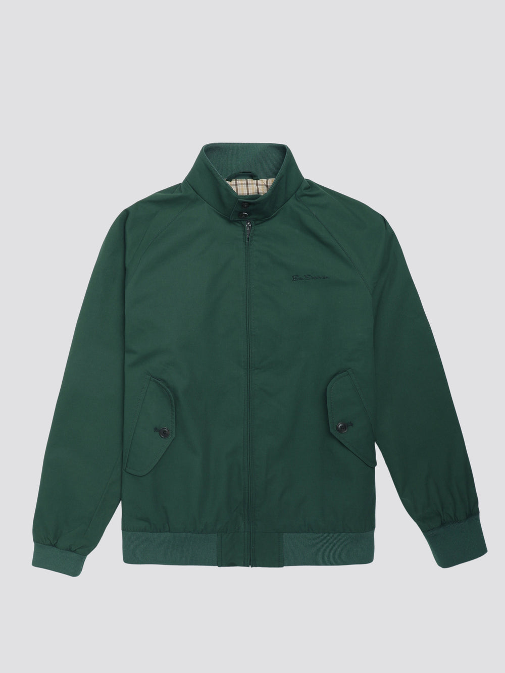 Green Ben Sherman Signature Harrington Jackets | 3021-FVZTD