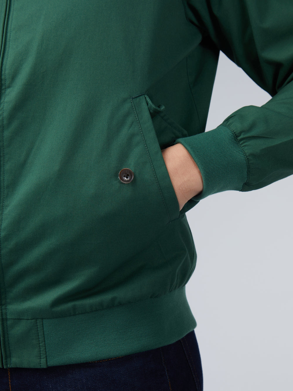 Green Ben Sherman Signature Harrington Jackets | 3021-FVZTD