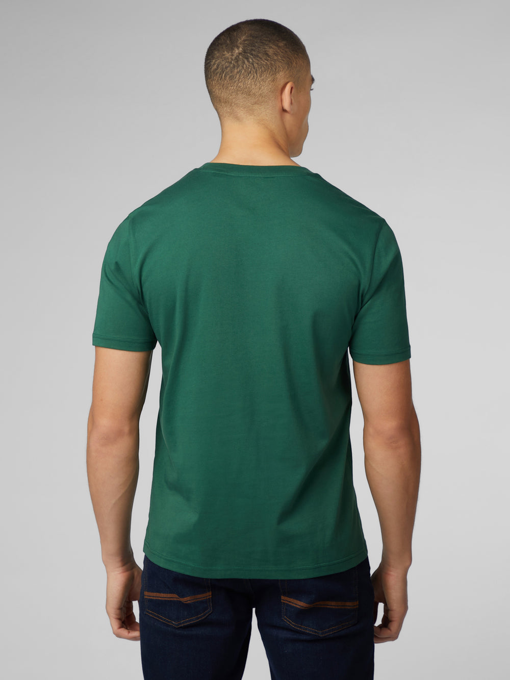 Green Ben Sherman Signature Mod Head T-Shirt | 0516-LTNDI