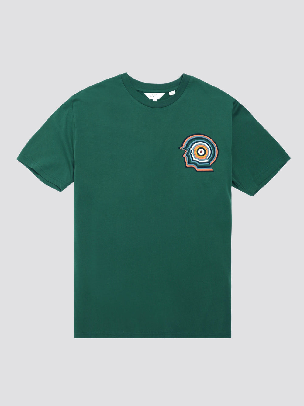 Green Ben Sherman Signature Mod Head T-Shirt | 0516-LTNDI