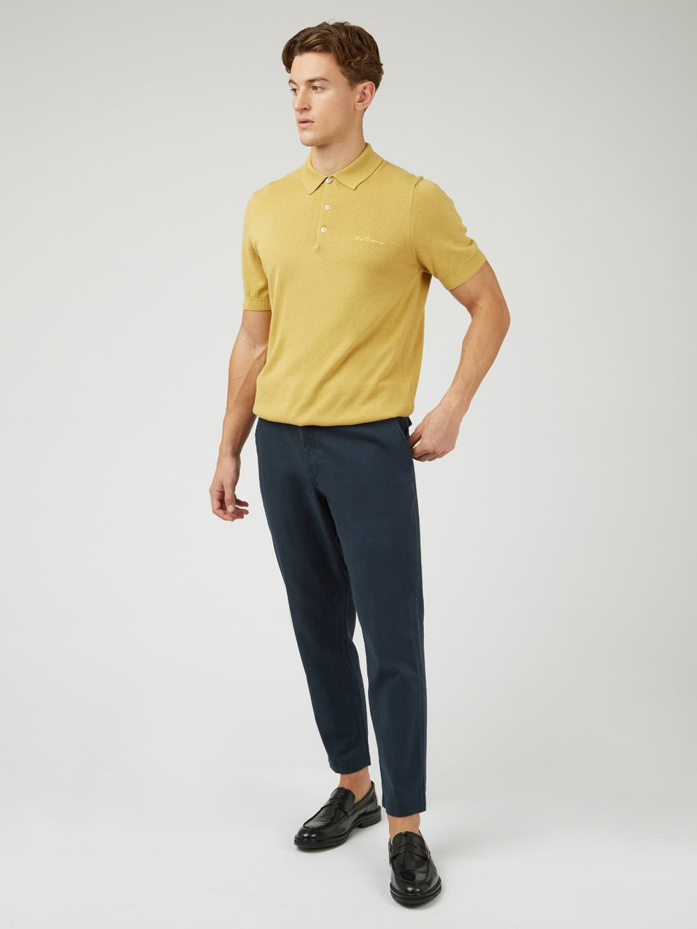 Green Ben Sherman Signature Slim Taper Linen Pants | 8914-YZJQI