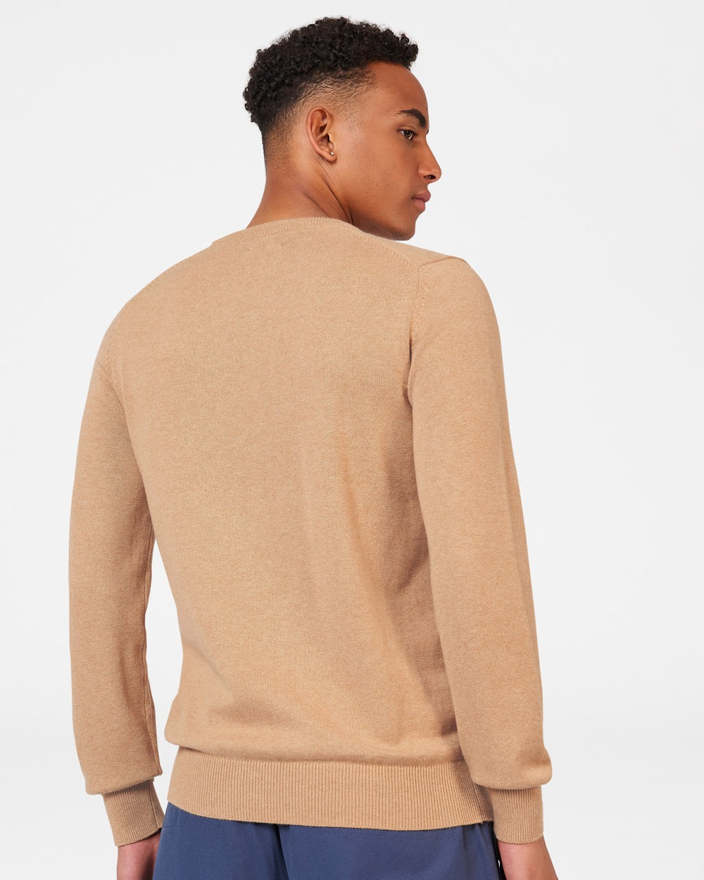 Grey Ben Sherman Signature Crewneck Knitwear | 0689-BAEFZ