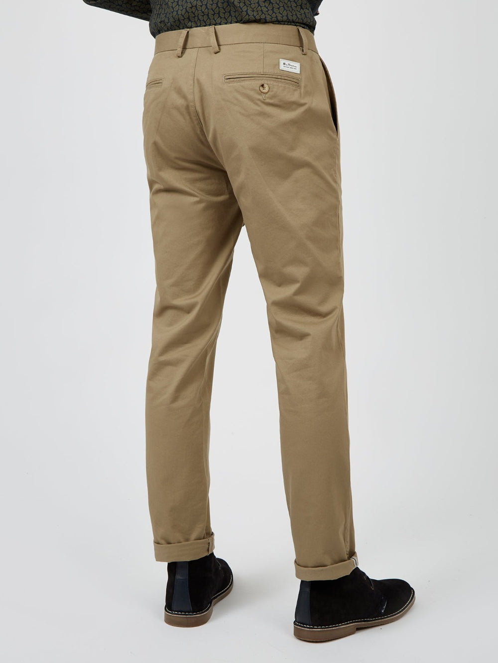 Grey Ben Sherman Signature Slim Stretch Chino Pants | 5870-BUFCE