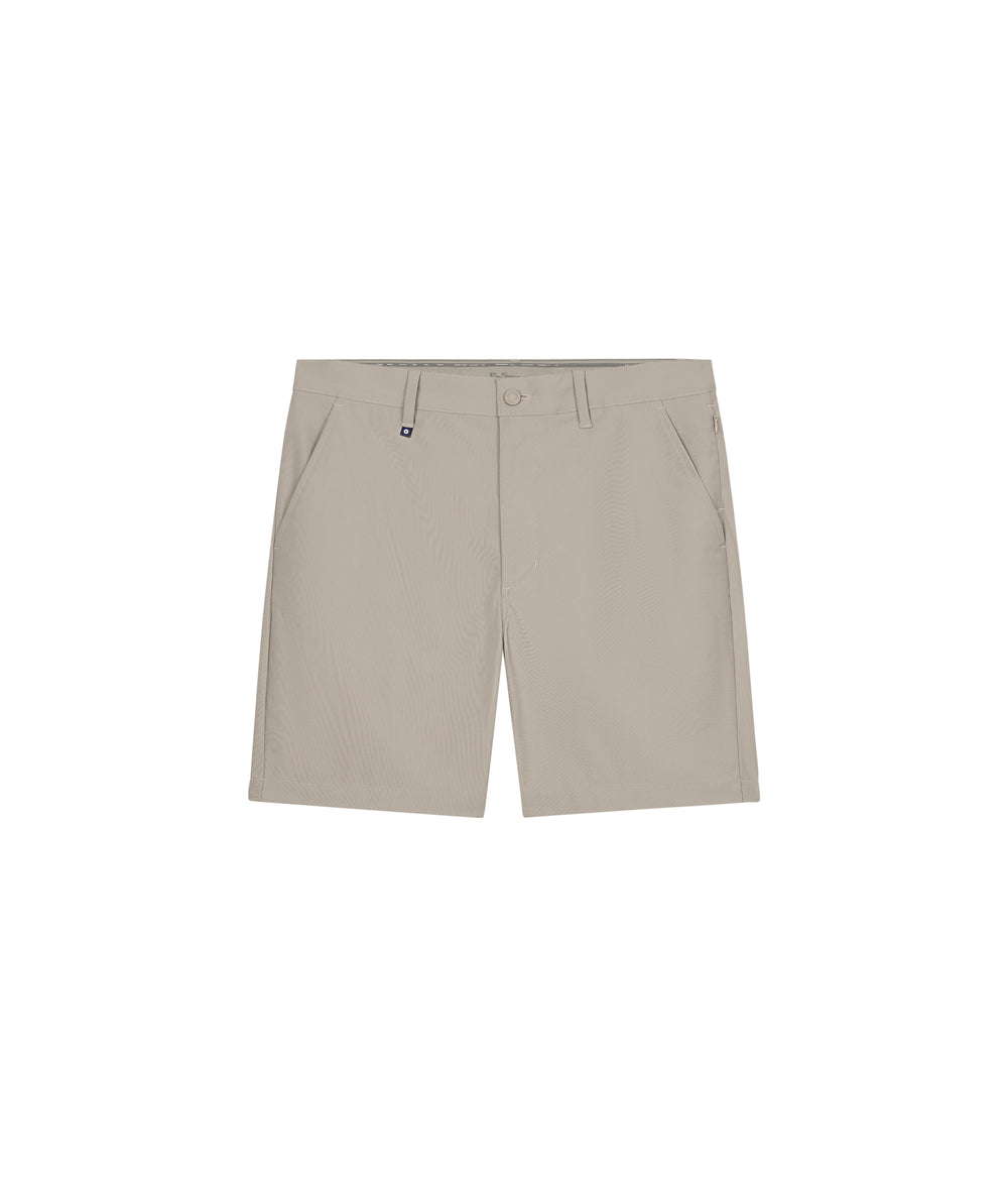 Khaki Ben Sherman 4Way Stretch Tech Shorts | 1962-TSJIN