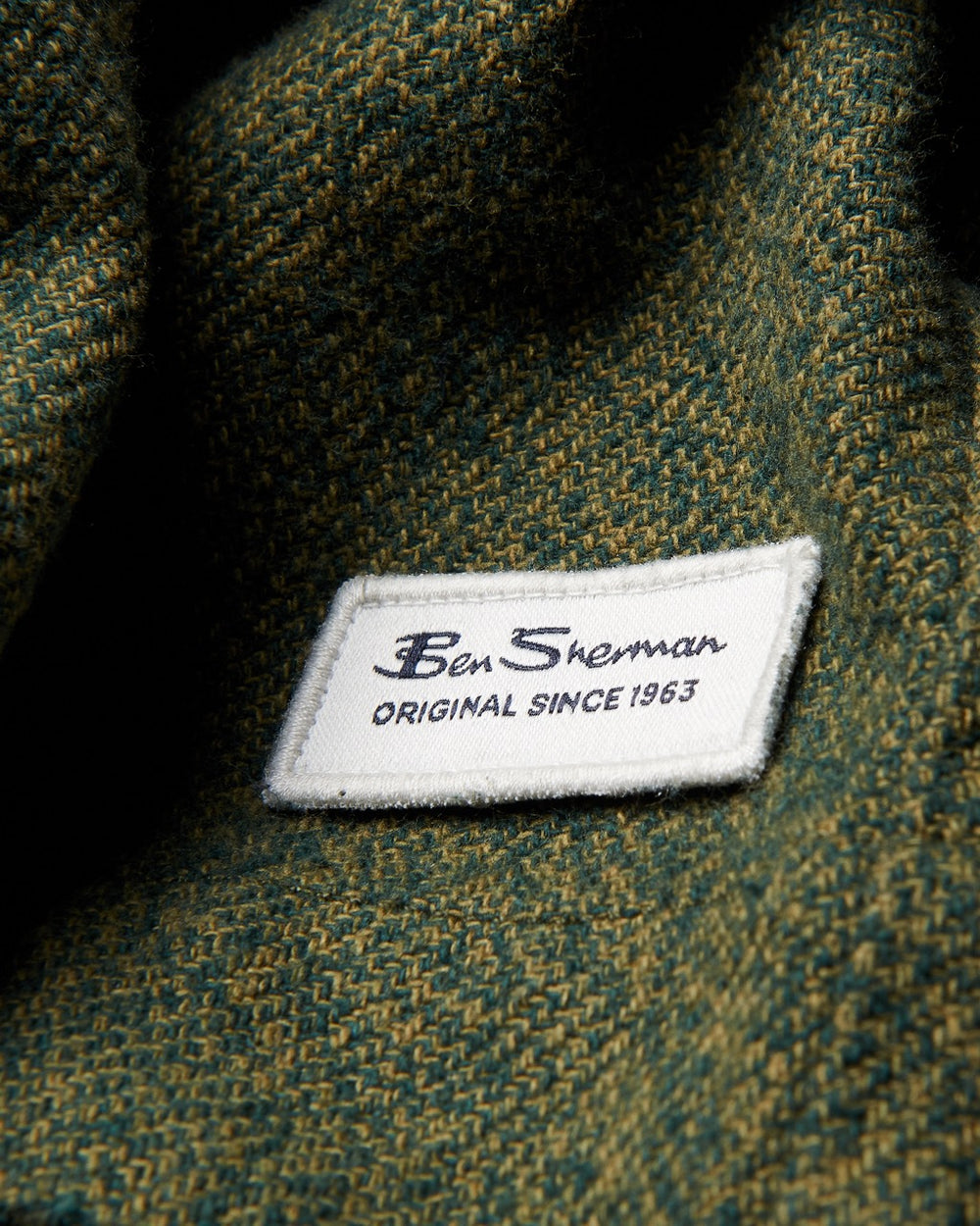 Khaki Ben Sherman Signature Casual Cotton Jackets | 0179-XISQL