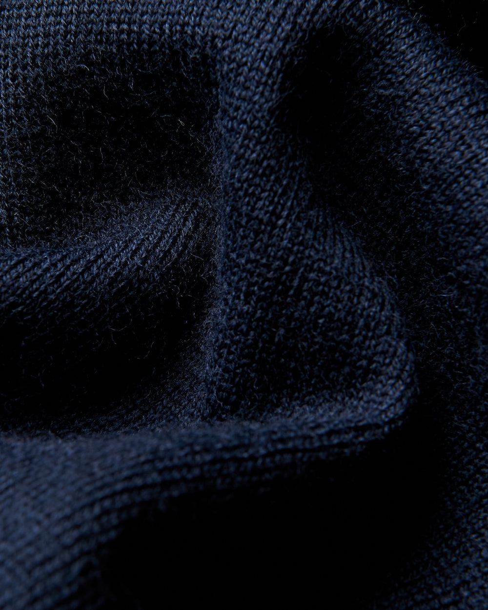 Navy Ben Sherman Merino Half-Zip Knitwear | 7493-CREDL