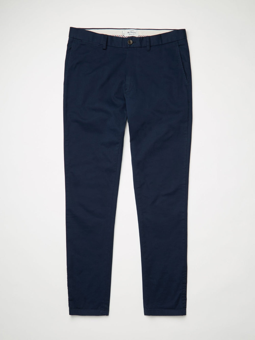 Navy Ben Sherman Signature Slim Stretch Chino Pants | 9106-LJXZT