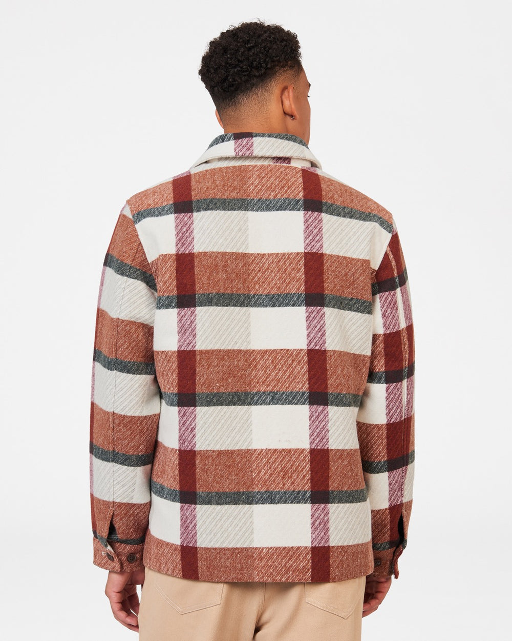 Orange Ben Sherman Plaid Jackets | 7962-LFOAD