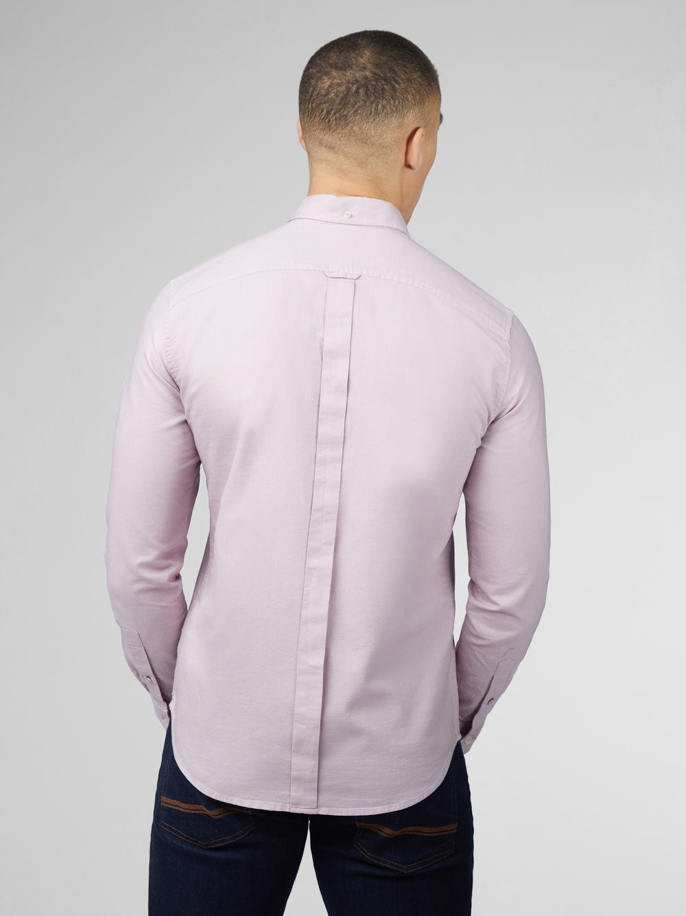 Purple Ben Sherman Signature Oxford Long Sleeve Shirts | 7013-DICOW