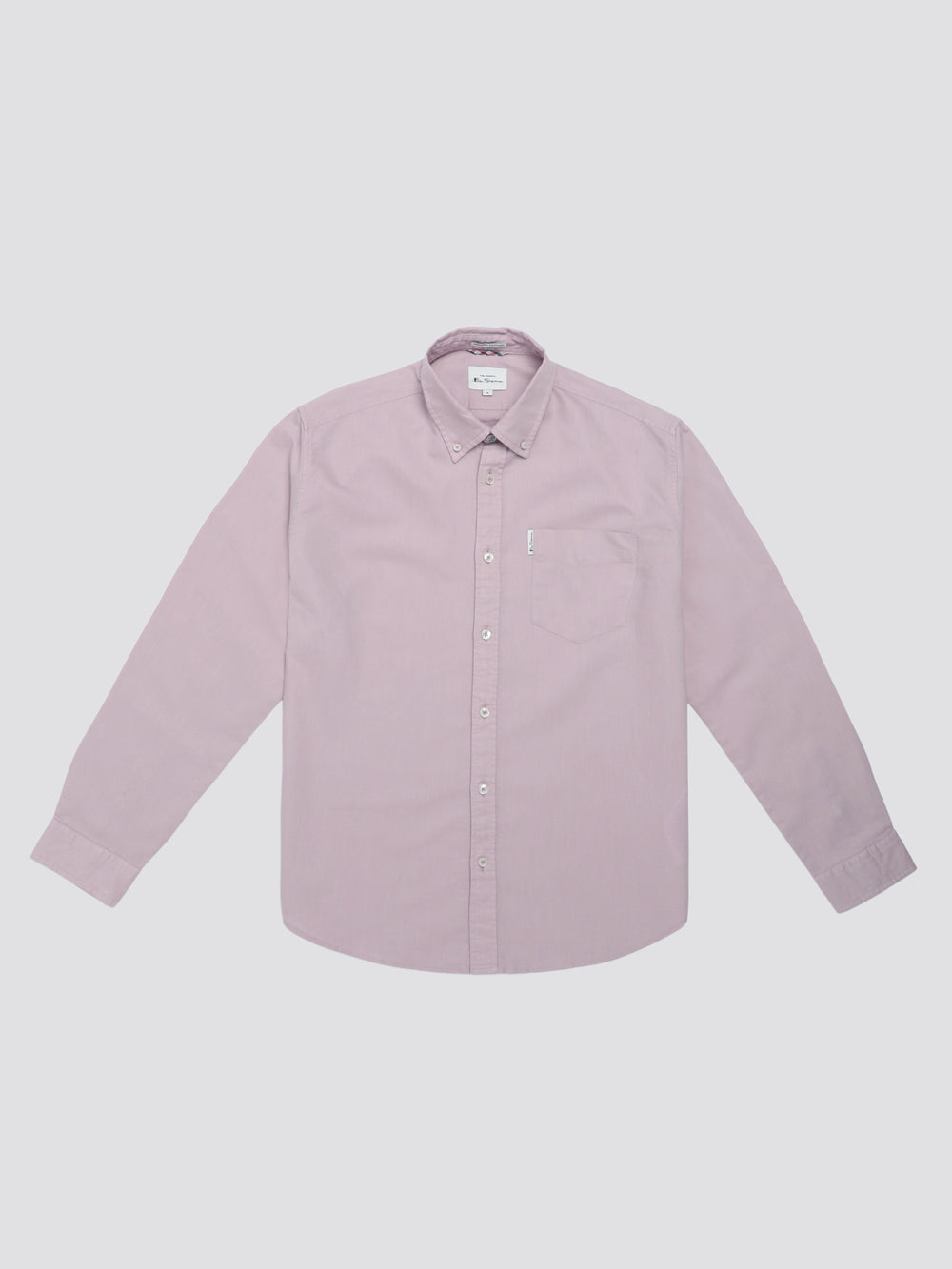 Purple Ben Sherman Signature Oxford Long Sleeve Shirts | 7013-DICOW