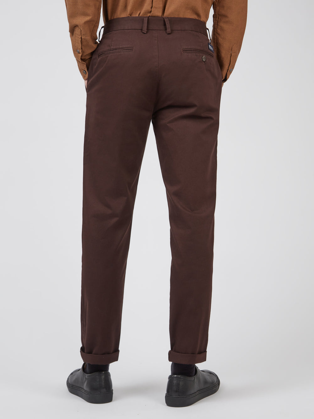 Red Ben Sherman Signature Slim Stretch Chino Pants | 4180-CNDWH