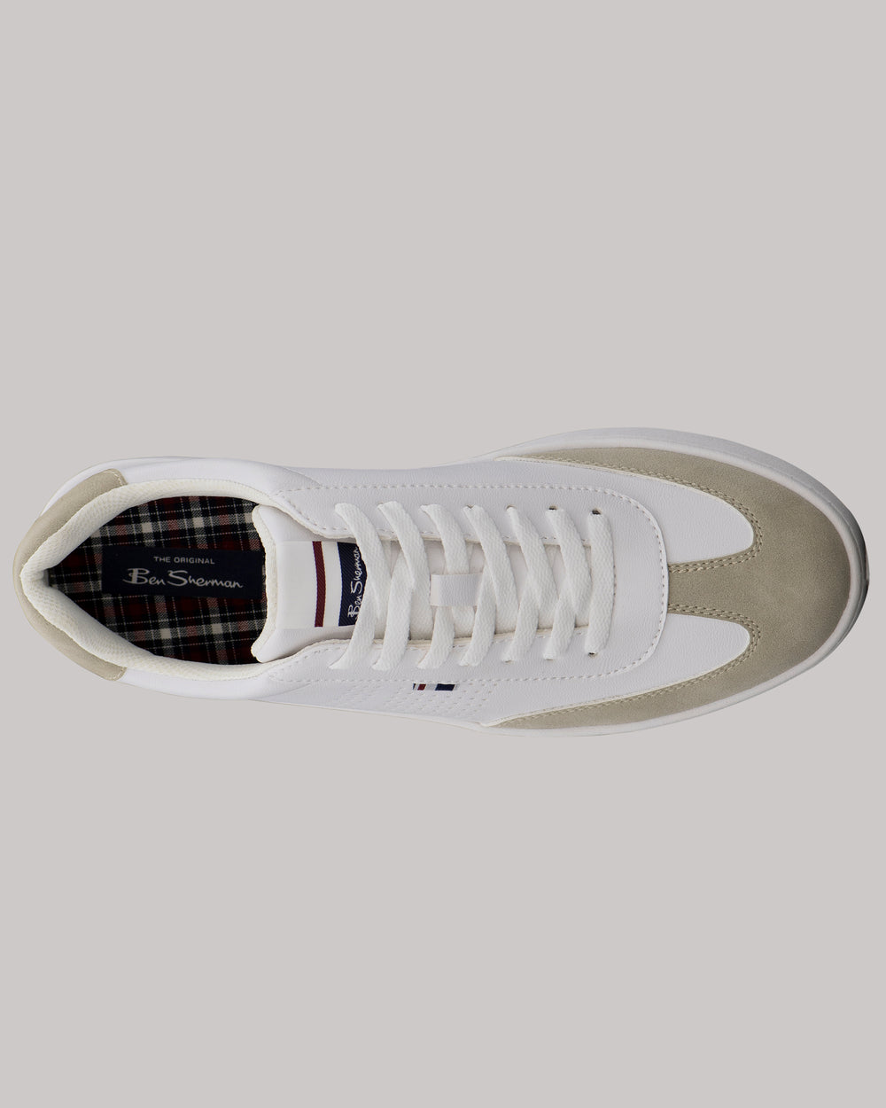 White Ben Sherman Glasgow Sneakers | 6238-NJTPH