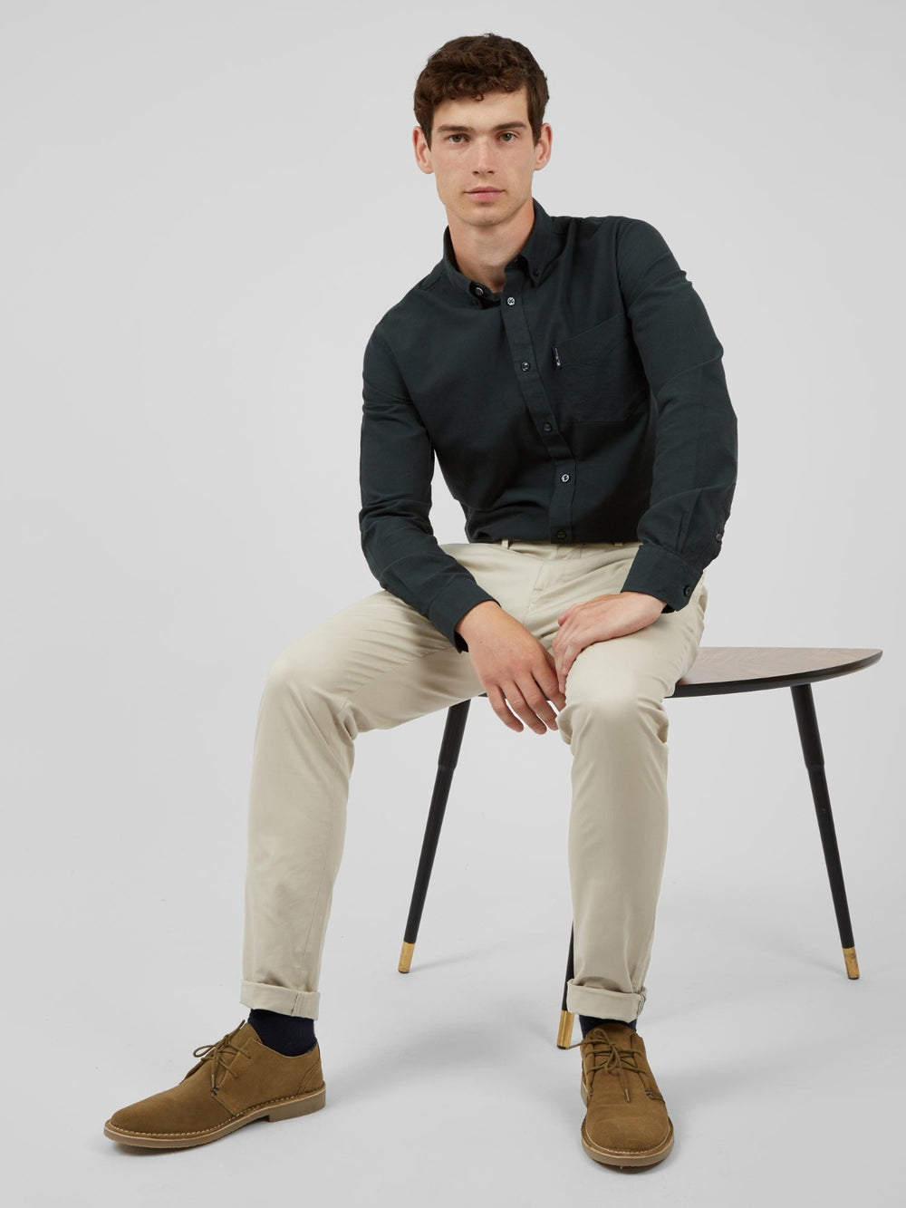 White Ben Sherman Signature Skinny Stretch Chino Pants | 7204-SLMUK