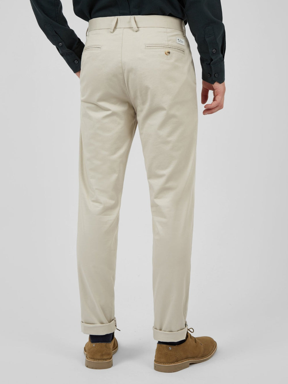 White Ben Sherman Signature Skinny Stretch Chino Pants | 7204-SLMUK